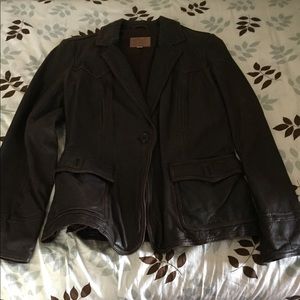 Leather jacket